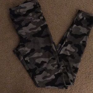 Full length camouflage leggings